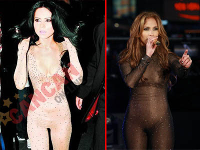 O imita Inna pe Jennifer Lopez? Surprinsa a doua oara in tinuta ca a divei