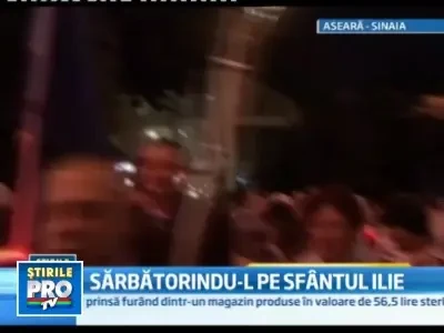 Orasul Sinaia, in sarbatoare! Astazi este Sfantul Ilie