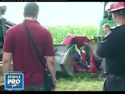 Grav accident pe DN79! Trei persoane au murit si una a fost ranita