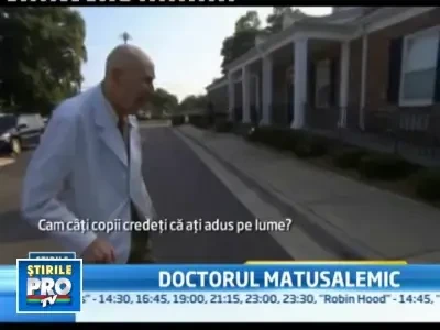Cel mai batran ginecolog din SUA: are 100 de ani si nu vrea sa renunte