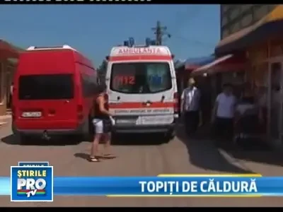 Calduri insuportabile in aproape toata tara! Ambulanta nu mai face fata!