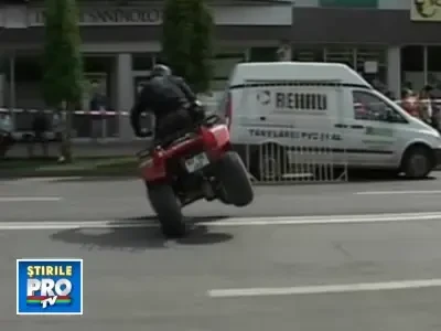 Record romanesc. Au trecut peste el 50 de motociclete