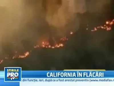 Iadul pe pamant in California! Incendiile de vegetatie fac prapad