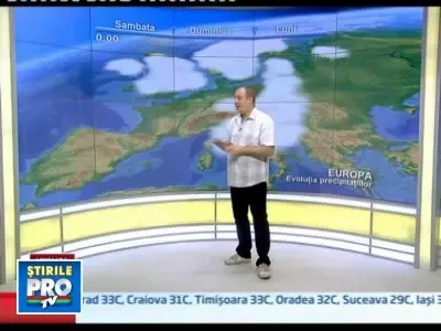 Vezi prognoza meteo pe continent si in tara