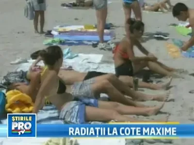 Cod rosu de radiatii la mare si in localitatile din sudul tarii