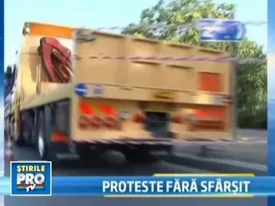 Greva transportatorilor din Grecia a luat sfarsit dupa o saptamana