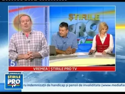 Vezi prognoza meteo pentru urmatoarele zile