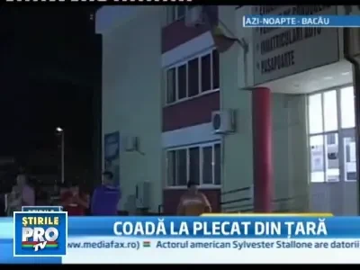 Romanii se grabesc sa plece din tara! E coada la directia pasapoarte