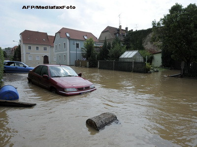 Europa centrala este in continuare afectata de furia naturii