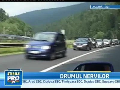 Aglomeratie, nervi si cozi interminabile pe DN1
