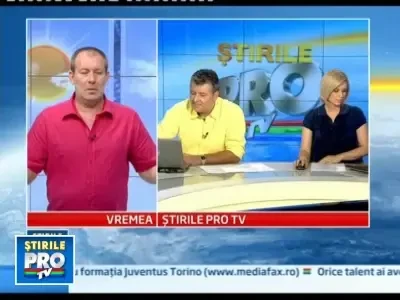 Prognoza meteo pentru urmatoarele trei zile