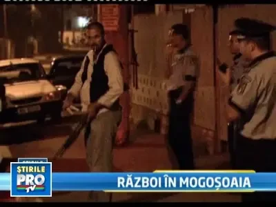 Scandal cu bate si sabii la Mogosoaia! Mai multe persoane au fost ranite