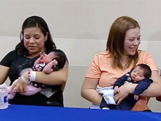 Ce potrivire! 4 surori au nascut 4 bebelusi in 4 zile succesive