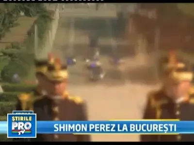 Presedintele israelian, Shimon Peres, in vizita la Bucuresti