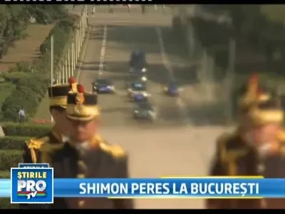 Presedintele israelian, Shimon Peres, in vizita la Bucuresti