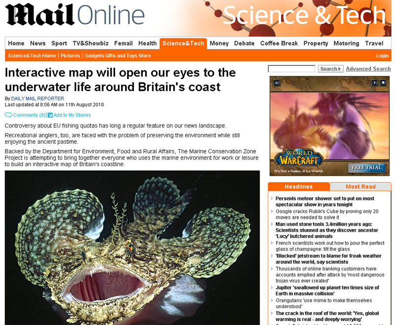 Uimitoarea viata subacvatica, pusa in pericol de om. FOTO