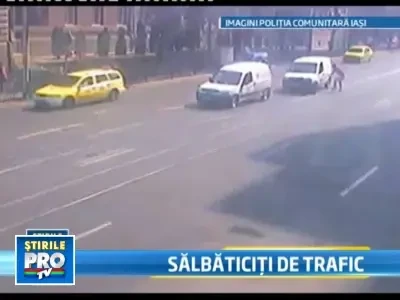 Legea junglei. Atac cu spray-uri paralizante in trafic, la Iasi