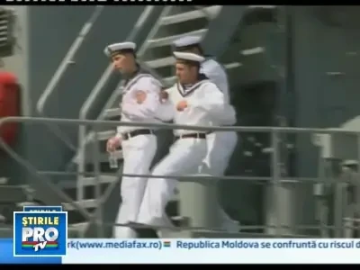 Ziua Marinei la Constanta. Traian Basescu, huiduit inainte de discurs