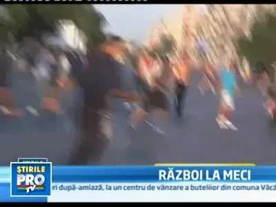 Razboi intre suporteri inaintea meciului Dinamo-Rapid! 4 persoane, amendate