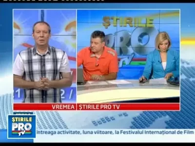 Prognoza meteo pentru urmatoarele trei zile