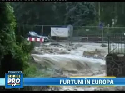 Dupa ce a fost lovita de canicula, in Europa au venit inundatiile