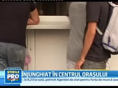 Incident sangeros. Un tanar a fost injunghiat pe strada de un cersetor