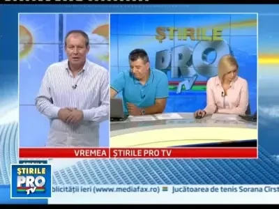 Prognoza meteo pentru urmatoarele trei zile