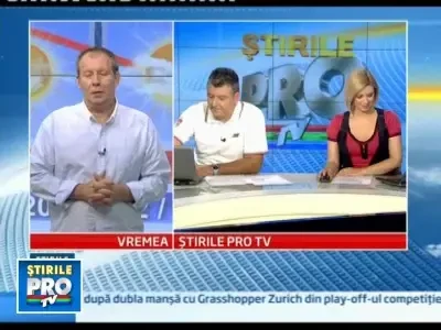 Prognoza meteo pentru urmatoarele trei zile