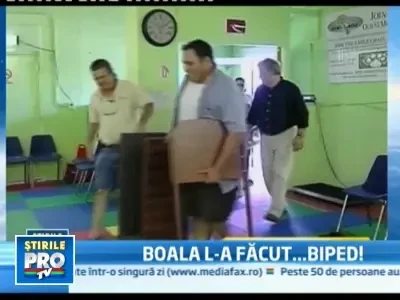 Drama catelului Buckley: nu poate manca decat in pozitie verticala