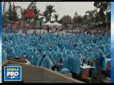 Aproape 2500 de mini fantani au tasnit simultan intr-o piata din Mexic