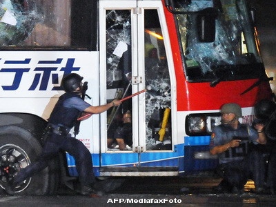 Sapte ostatici au fost ucisi in autocarul sechestrat in Manila