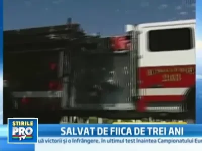 La doar 3 ani, o fetita din Statele Unite si-a salvat tatal de la moarte