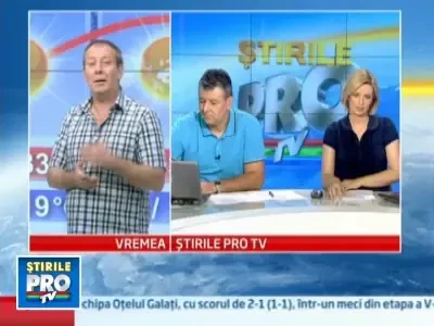 Prognoza meteo pentru urmatoarele trei zile