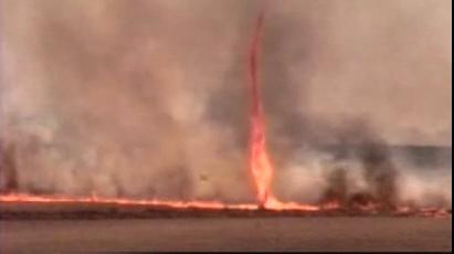 Fenomen incredibil in Brazilia: tornada de foc!