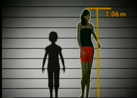 Fata gigant: are 2,06 metri, la 14 ani!