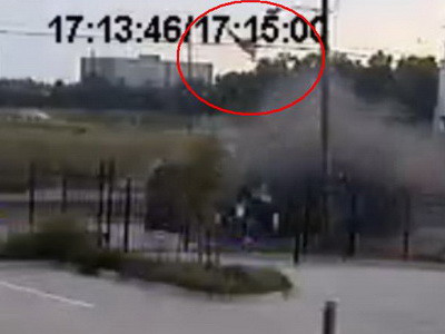 Accident ULUITOR - soferul a ZBURAT la 4 metri inaltime! VIDEO