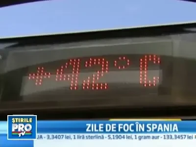 Se topesc si spaniolii: cod portocaliu de canicula de trei zile