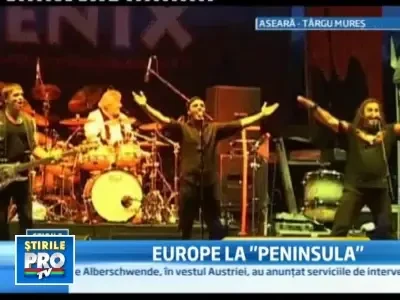 Formatia Europe a urcat pe scena Festivalului Peninsula. Astazi, Korn