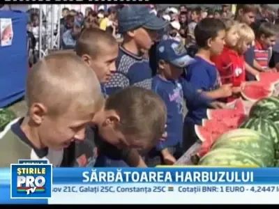 Pepenele verde a fost sarbatorit duminica la Botosani