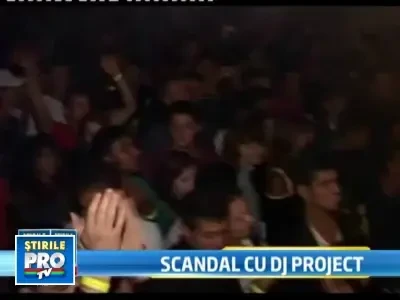 DJ Project, in concert la Chitila: au mancat bataie de la jandarmi