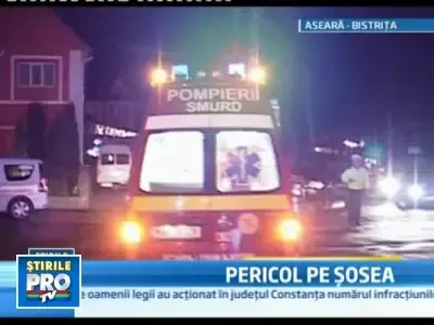 S-a accidentat grav si a bagat 3 persoane in spital. Are carnet de 6 zile