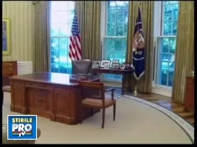 Biroul Oval, redecorat. Obama a schimbat mocheta preferata a Laurei Bush