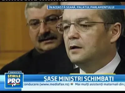 Cabinetul Boc V. Basescu a semnat decretele de numire a noilor ministri