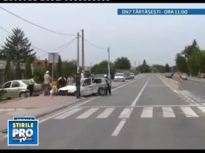 Accidente din jumatate in jumatate de ora, pe DN7! Din cauza neatentiei