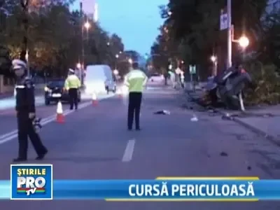 A ajuns la spital dupa ce a intrat cu masina intr-un stalp