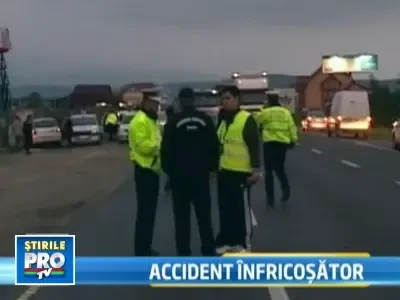 Un barbat a fost strivit si un altul decapitat pe DN1