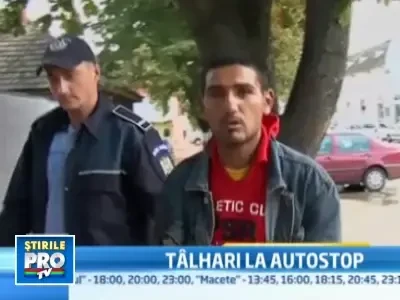 Cetatean german,amenintat cu cutitul de 2 romani pe care i-a luat in masina