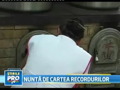 Nunta de Cartea Recordurilor in Tara Oasului: Geoana, unul din cei 12 nasi