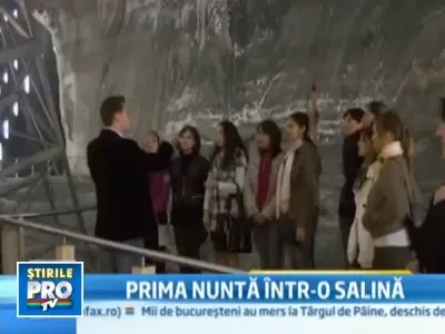 Nunta in salina Turda! Asta da casa de piatra!
