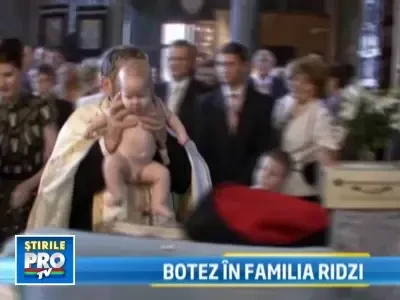 Eveniment mare in familia Monicai Iacob Ridzi: botezul lui Andrei Carol